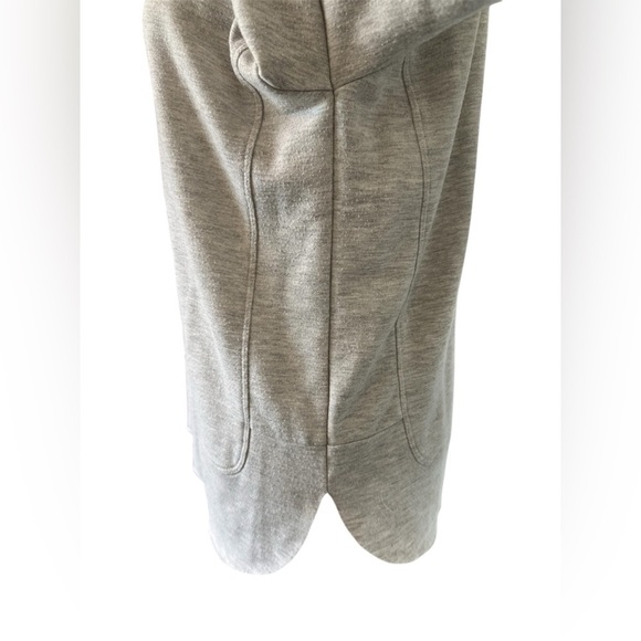 Small Joan Vass soft comfy grey split hem sweatshirt top long sleeve - Picture 3 of 6
